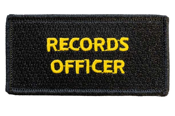 Records Officer Rocker