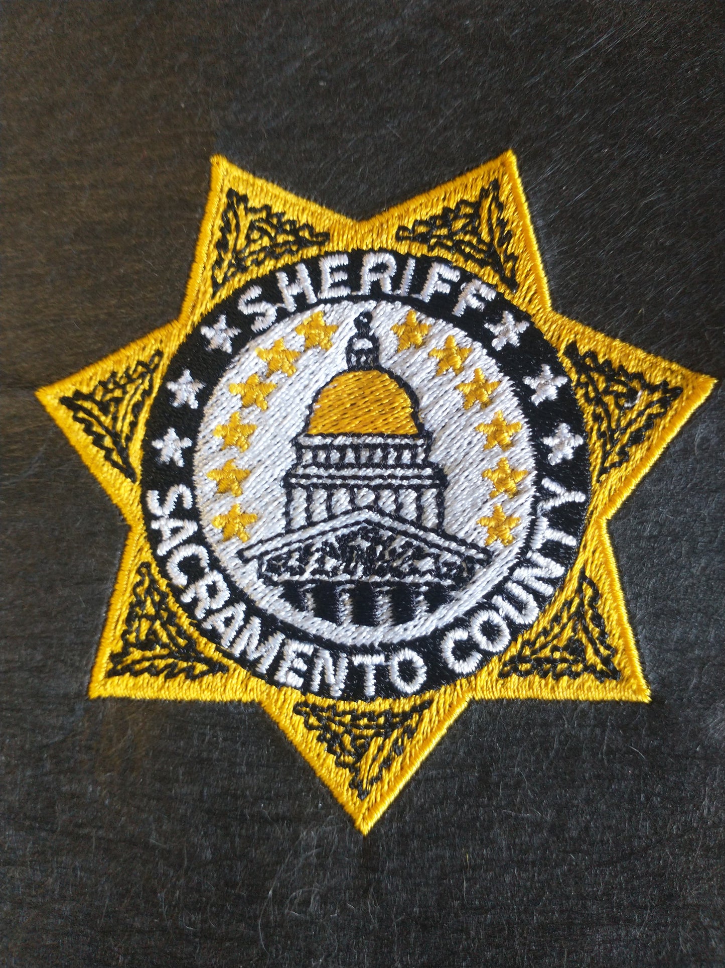 Sacramento County Sheriff Embroidered Badge