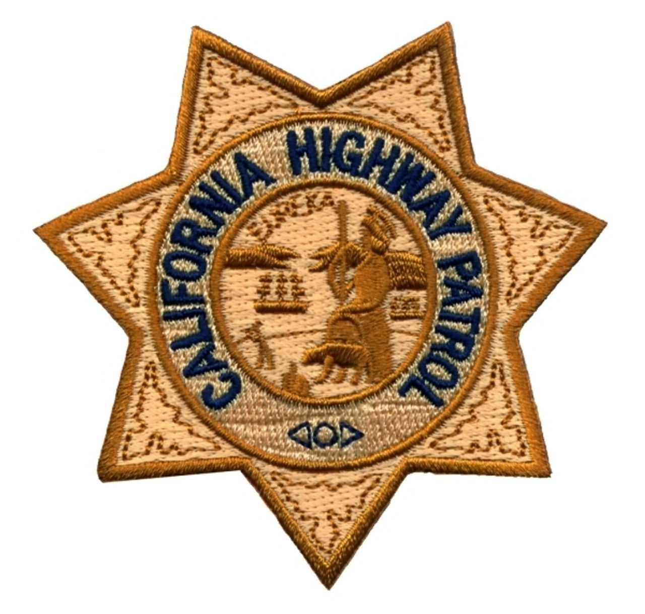 CHP Badge Patch With Velcro
