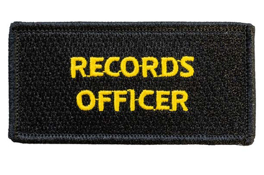 Records Officer Rocker