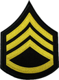 Sergeant Chevrons With Rocker