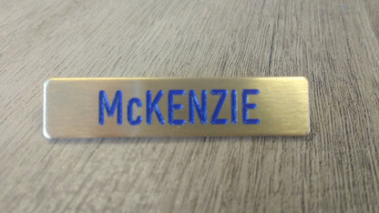 Metal Engraved Nameplate