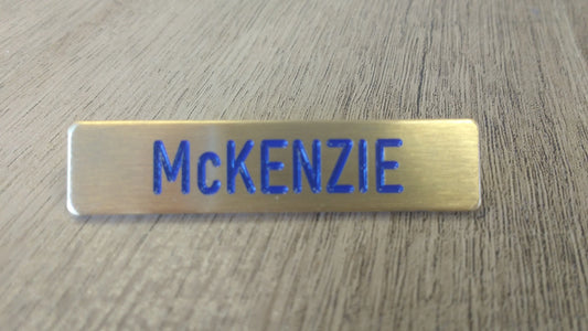 Engraved Nameplate