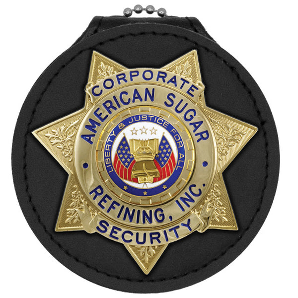 Badge holder, deluxe cutout