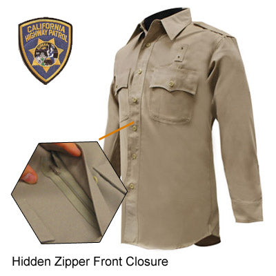 CHP Uniform Long Sleeve Shirt -United Uniform With Zippers