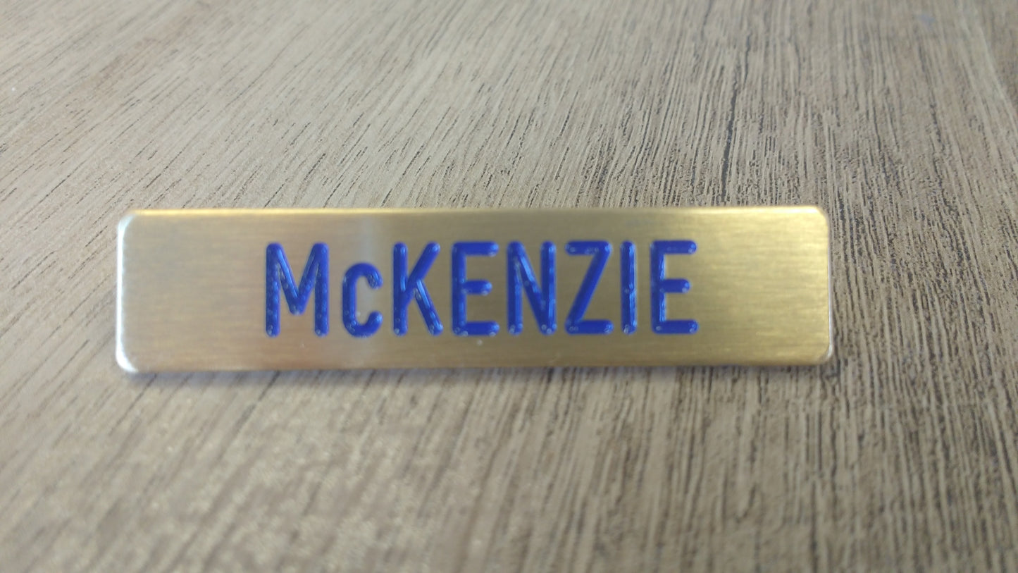 Engraved Name Tag