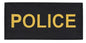 Police Chest Patch Printed, Hook W/Loop