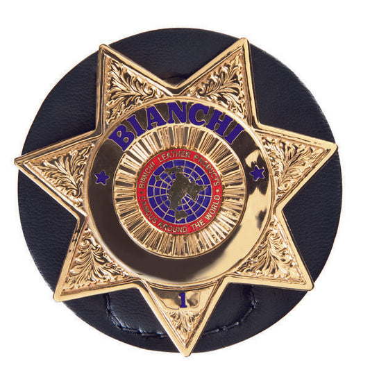 Badge Holder - Boston Leather