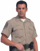 CHP Uniform  Short Sleeve Shirt-Flying Cross With Zippers